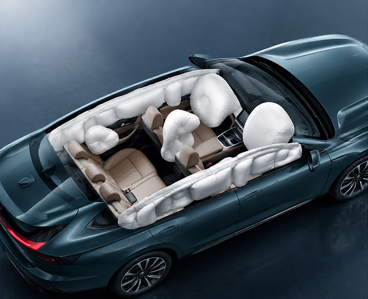 Automotive airbag system and vehicle safety engineering